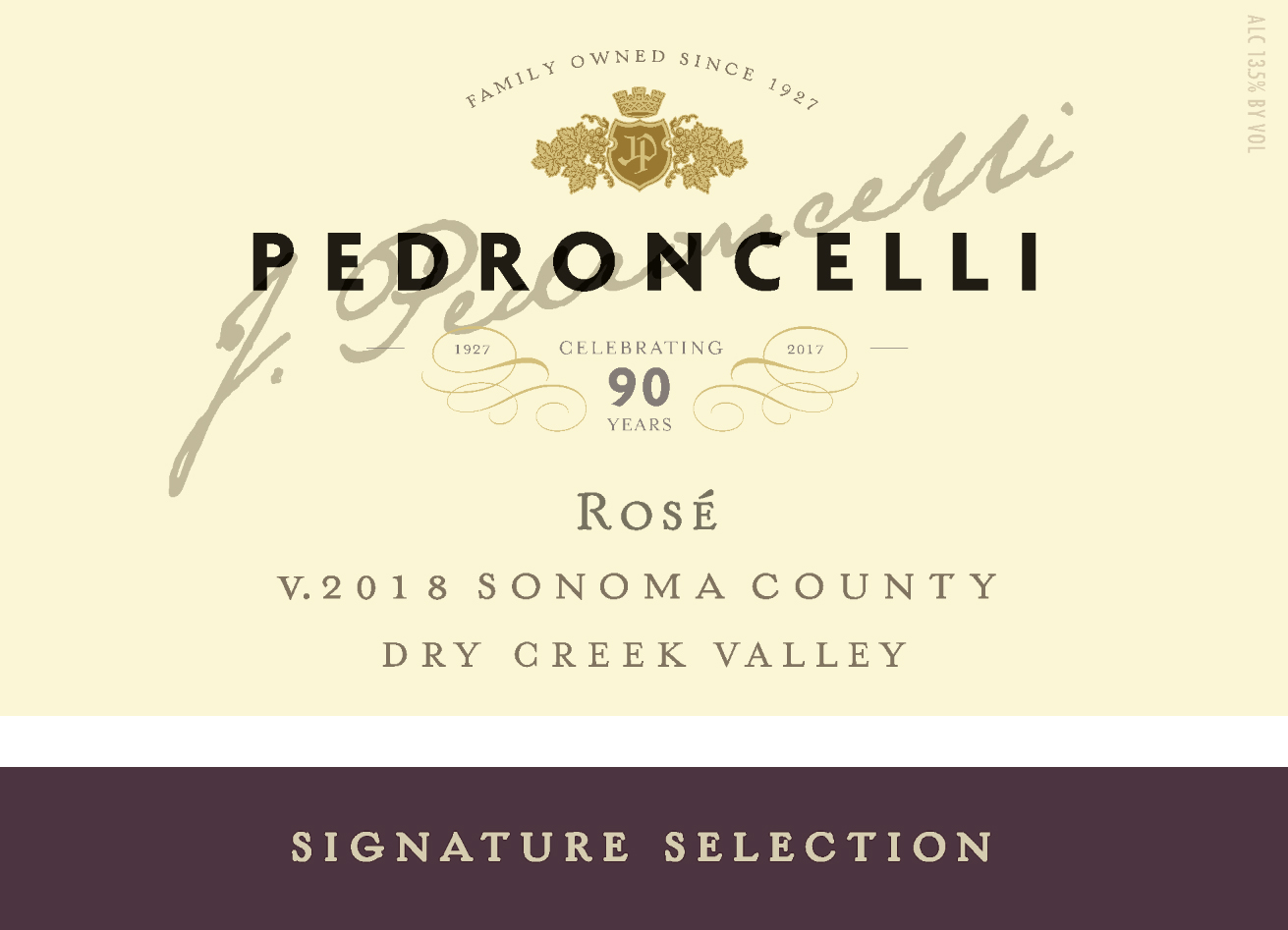 Wine Labels Trade & Media Pedroncelli Winery