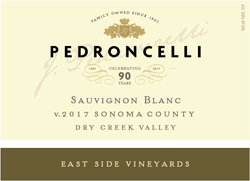 Sauvignon Blanc, East Side Vineyards