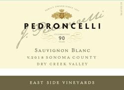 Sauvignon Blanc, East Side Vineyards