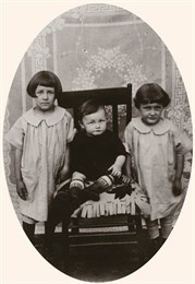 John with sisters Margaret and Marianne