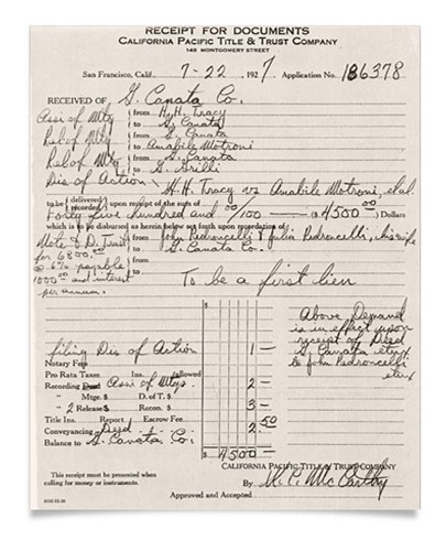 Property Receipt