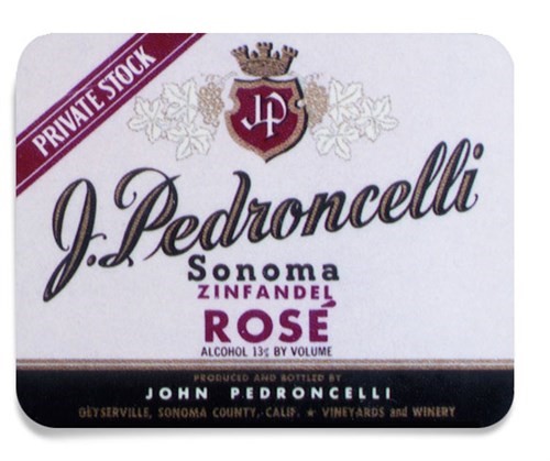 Pedoncelli Zin Rose Label