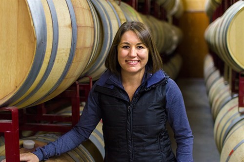 Adrienne in Rideau Cellars