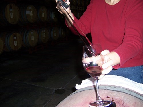 Barrel Tasting sample